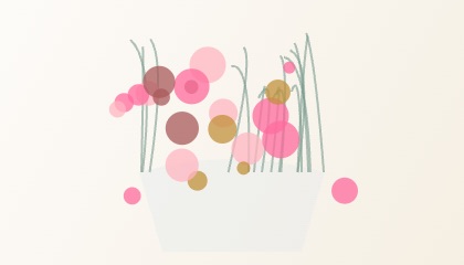Fresh seasonal flower arrangement